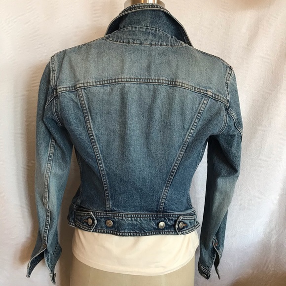 Katharine Hamnett XS stone washed Jean jacket - Picture 3 of 10